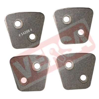 Clutch Pad (Cross Hole) Set of 8 Pcs - Fan Type Plates