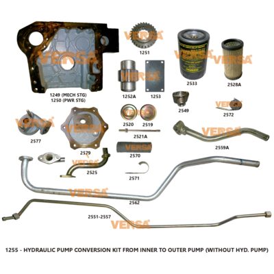 Hydraulic Pump Conversion Kit From Inner To Outer Pump