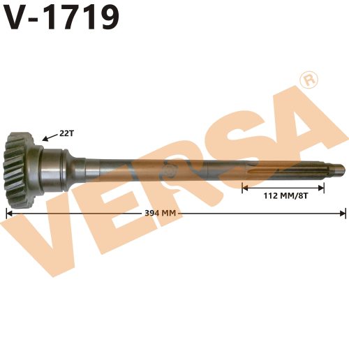 Clutch Shaft 22T – Swaraj 855 XM/744 XM