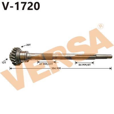 Clutch Shaft 20T - Swaraj 744 FE