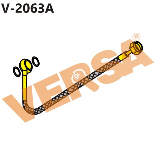 Flexible Pipe Assembly Right – Swaraj 855 XM (Hydraulic Cyl . to Metallic Pipe)