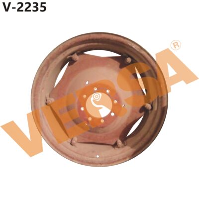 Rear Wheel Rim Assembly With Plate - Swaraj 724/735/744/FE/855 (Single Nakke)