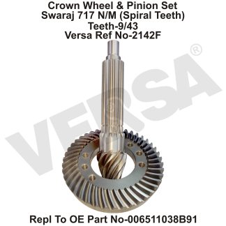 Crown Wheel & Pinion Set - Swaraj 717 (Spiral Teeth)