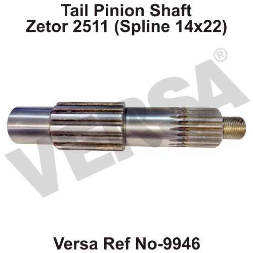 Tail Pinion Shaft Zetor 2511 (Spline 14×22)
