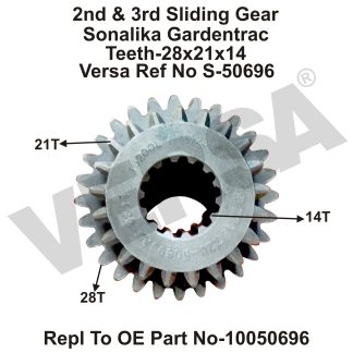 2nd & 3rd Sliding Gear Sonalika Gardentrac 28x21x14