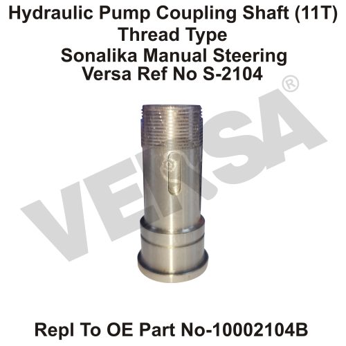 Hydraulic Pump Coupling Shaft Sonalika Manual Steering 11T (Thread One Side)