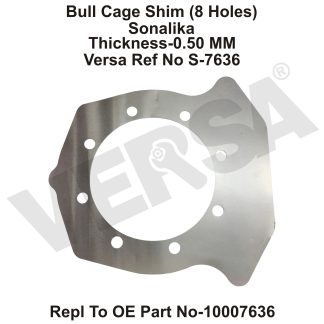 Bull Cage Shim Sonalika 8 Holes 0.50 MM (Pack Of 12 Pcs)