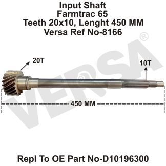 Input Shaft Farmtrac 65 (20 Teeth)