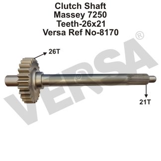 Clutch Shaft Massey 7250 (26T)