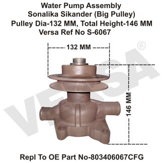 Water Pump Assembly Sonalika Sikander (Big Pulley)