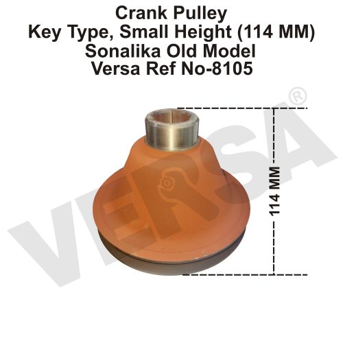 Crank Pulley Sonalika Old Model (Key Type & Small Height)